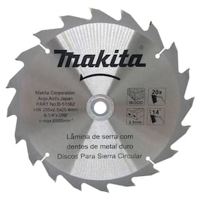 Disco De Serra Circular Com 20 Dentes 235X25 4Mm Makita