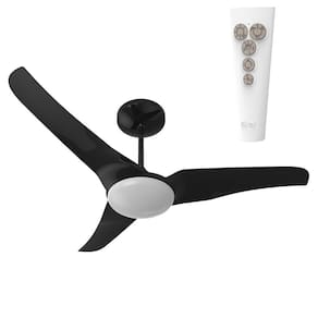 Ventilador De Teto Aliseu Slim Preto Com Controle Remoto