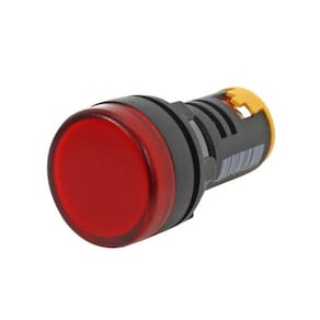 Sinaleiro Led Iluminado 22Mm 12V Vermelho L20 Metaltex