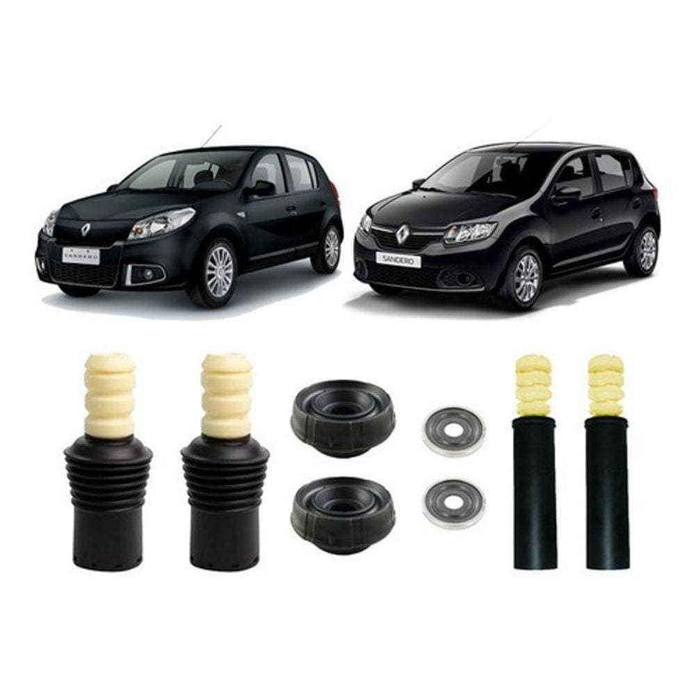 Kit 4 Coxim Batente Sandero 2007 A 2020