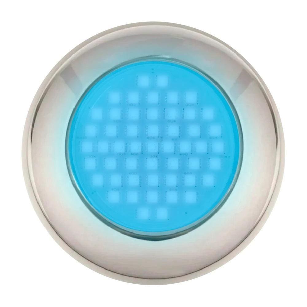 Refletor Power Led 9W Inox Cor Da Luz Azul Iluminação