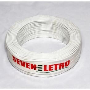 Cabo Flexível 4,0mm Branco - 70 Mts - Oferta