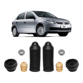 Kit Coxim Batente Amortecedor Dianteiro Gol G5 2008 2009 10
