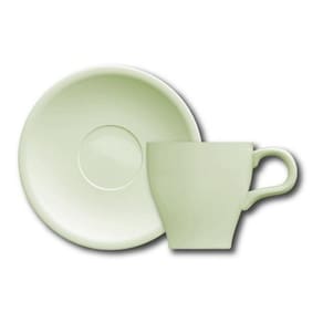 Jogo 6 Xicaras De Cha Com Pires Porcelana 180Ml Tulipa Unic