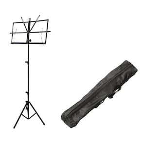 Pedestal Suporte Estante Partitura Dobrável 40X23 Cm C/Bag