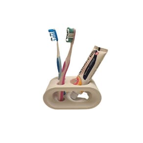 Suporte Para Escova E Pasta De Dente Super Prático