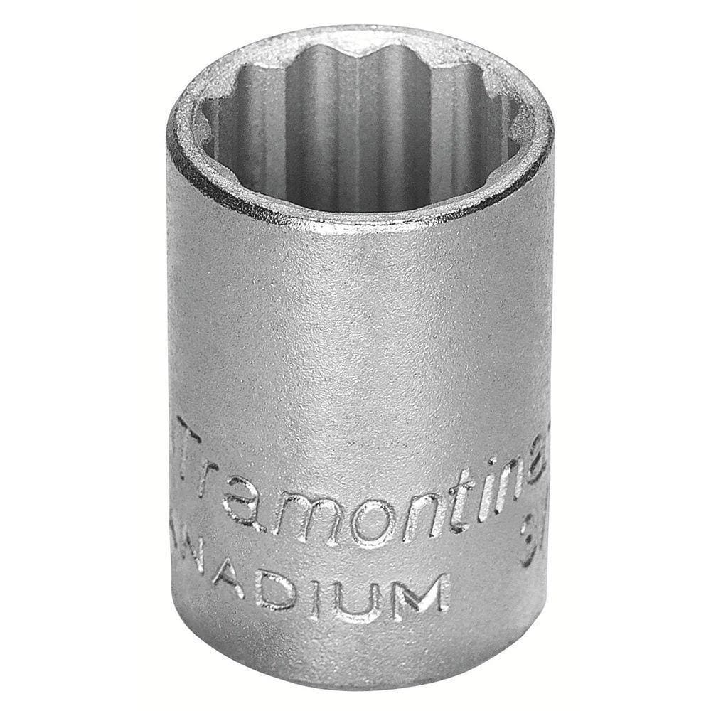 Soquete Estriado Em Aço Cromo Vanádio 5/8" - Encaixe 3/8" Tramontina Pro Tramontina