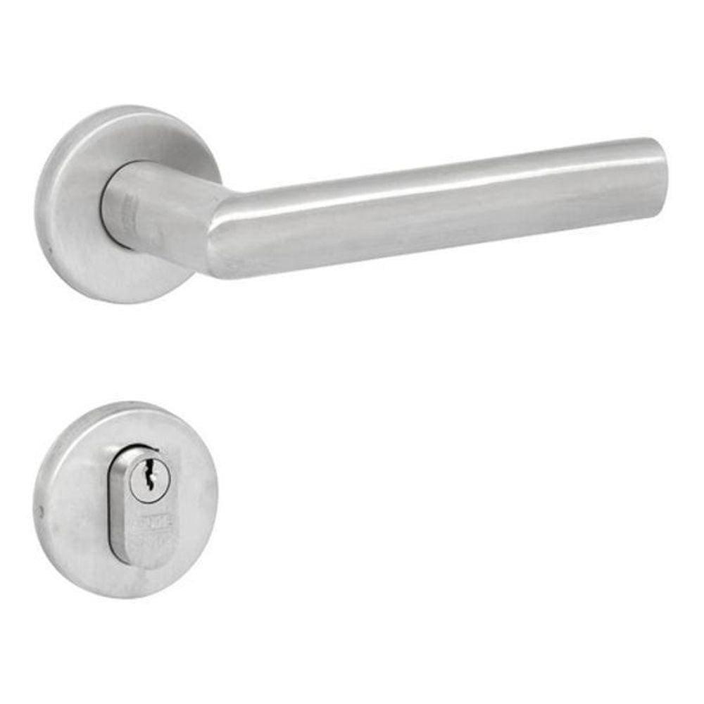 Fechadura Sofisticada - Luxo - Escovado 55Mm - La Fonte