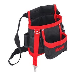 Cinto Organizador Profissional Ferramentas 28X3Cm - Vermelho