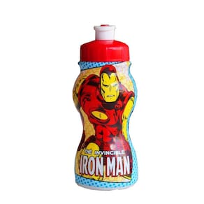 Garrafinha Dos Vingadores Marvel Pláduran Infanil 250 Ml Iron Man