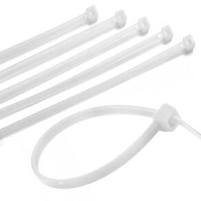 Abraçadeira Nylon Branca Elgin - 20 Unidades