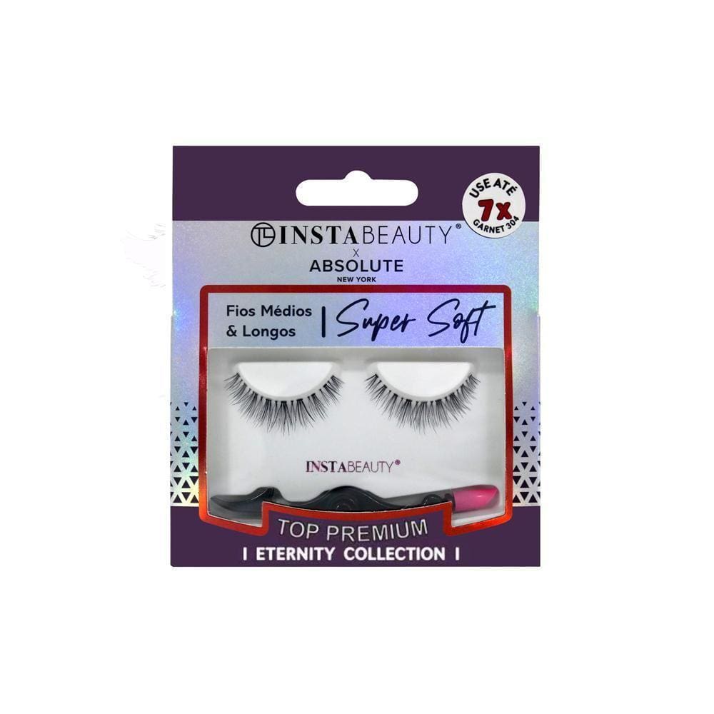 Cílios Postiços Curto Absolute NY Garnet 304 Preto