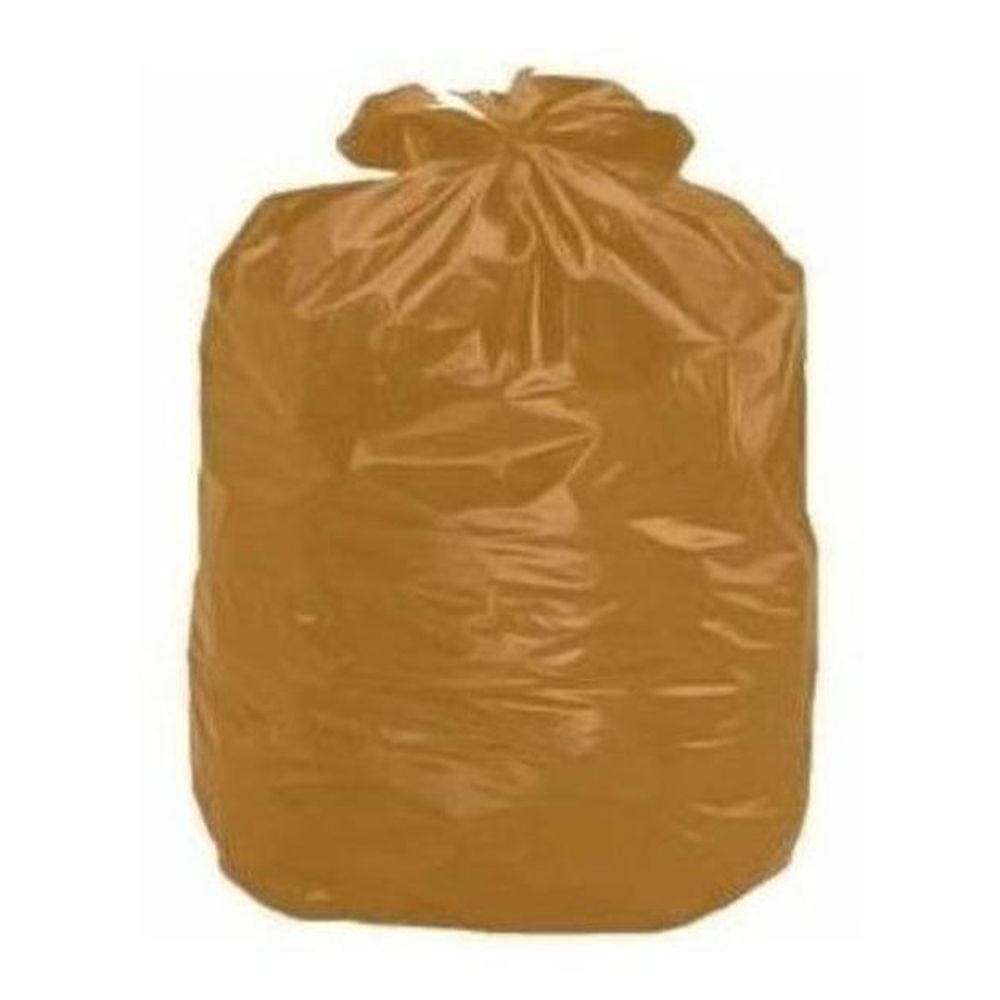 Saco Marrom Para Lixo 100 Litros 200 Unds Coleta Seletiva