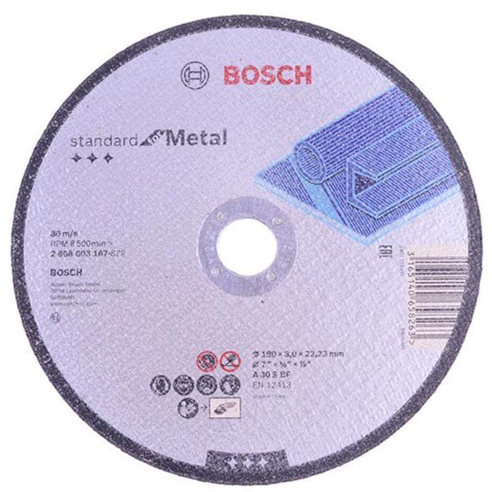 Disco De Corte 7 X 1/8 X 7/8 Metal Std Bosch