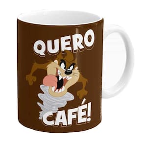 Caneca Taz Quero Café - Looney Tunes 330Ml
