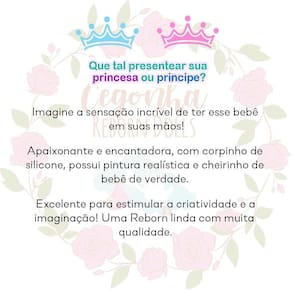 Boneca Reborn Realista Bailarina Coelhinha Com Acessórios