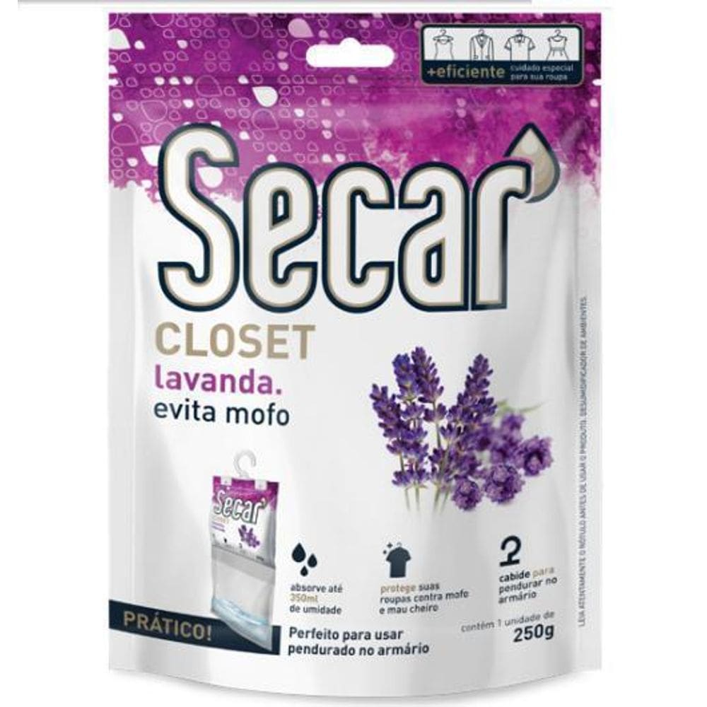 Anti Mofo Secar Closet 4X250G - Lavanda