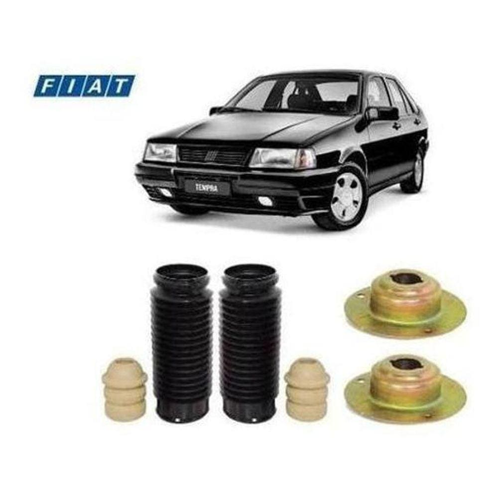 2 Kit Coxim Batente Amortecedor Traseiro Fiat Tempra 1995