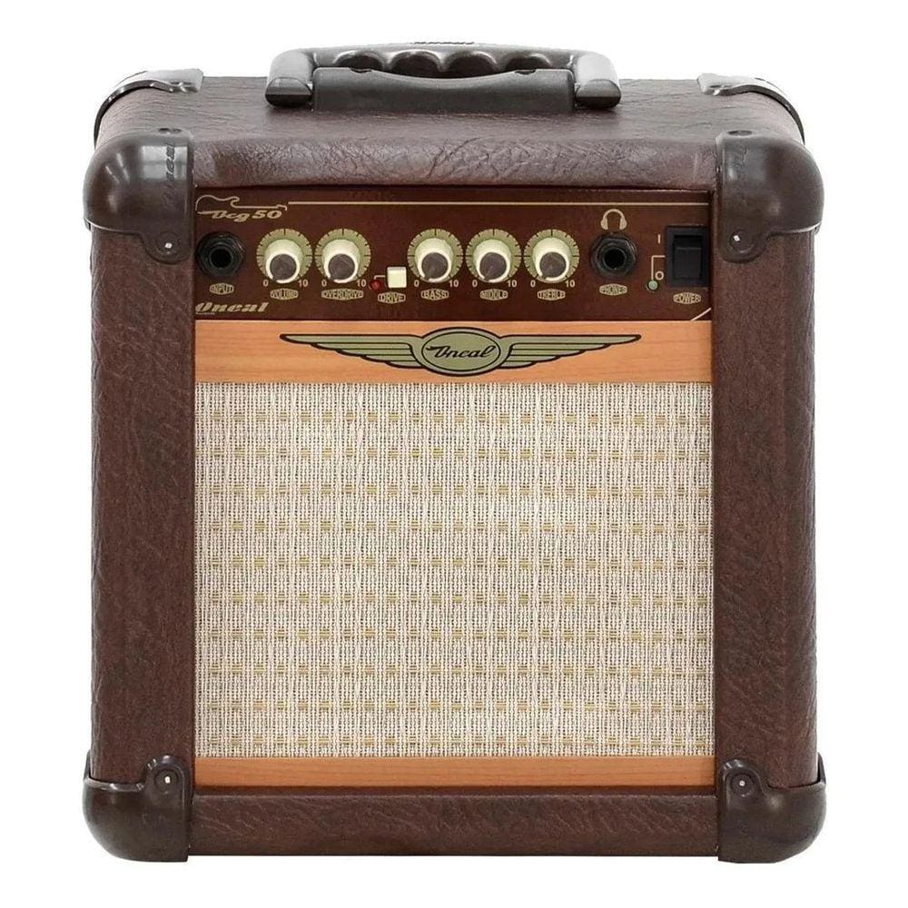 Amplificador Cubo Guitarra 20W OCG-50-MR Marrom Oneal