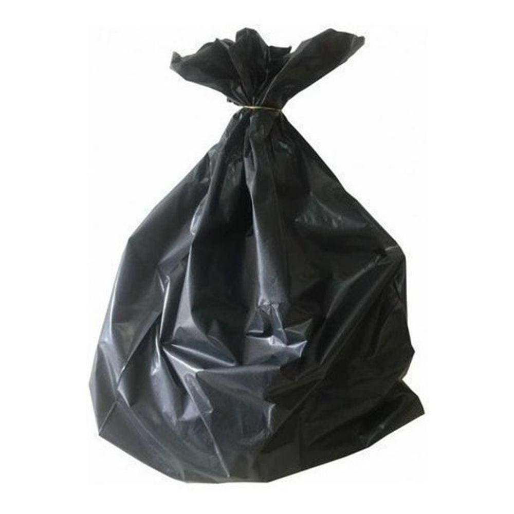 Saco Plástico Lixo Preto 30Litros 100Unidades - Abnt