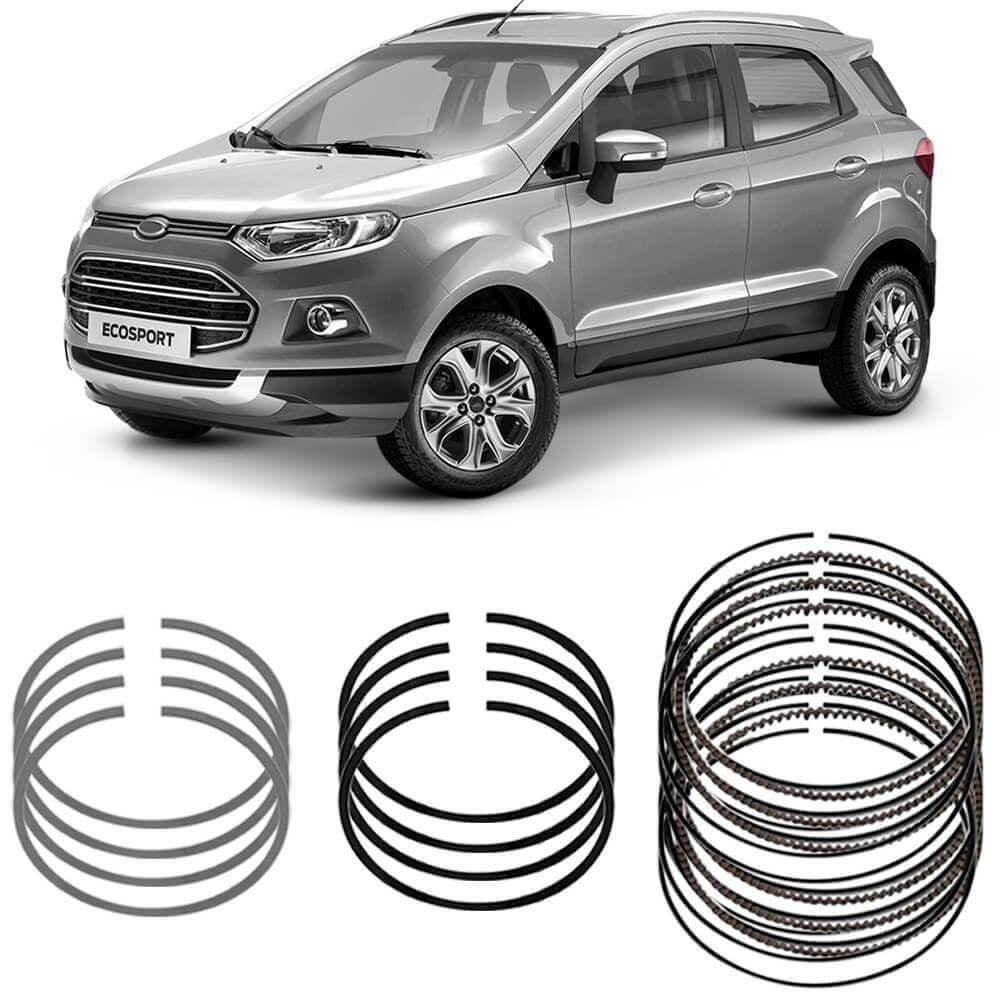 Jogo Anel Segmento 0.50 Ford Ecosport 1.6 2015 a 2017 Metal Leve