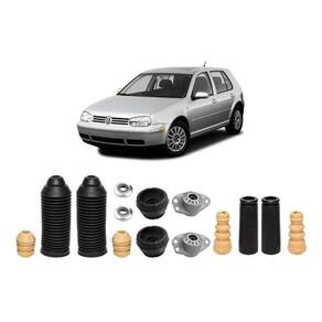 Par Kit Coxim Batente Dianteiro Traseiro Golf 2002 2003 2004