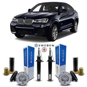 2 Amortecedores Kit Suspensão Dianteira Bmw X3 2014 A 2018