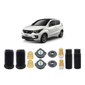 Kit Batente Suspensão Dianteira Traseira Mobi 2017 2018 2019