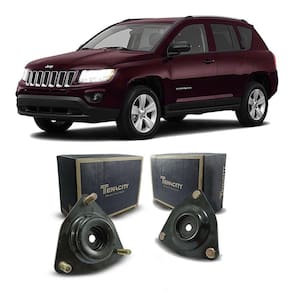 2 Coxim Batente Suporte Dianteiro Jeep Compass 2007 A 2015