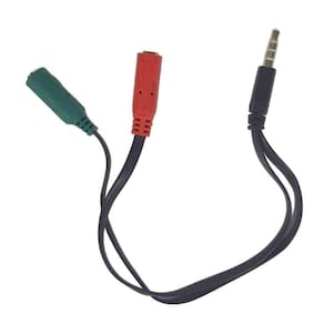 Cabo Adaptador De 2 P2 Femêa Maleavel 1 P2 Macho It-Blue