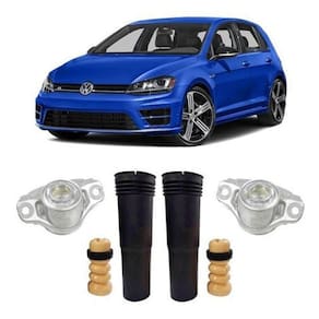 Kit 2 Coxim Batente Traseiro Golf Gti 2013 2014 15 16 17