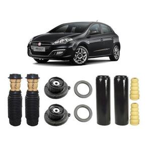 4 Kit Coxim Dianteiro + Batente Traseiro Bravo 2011 2012 13