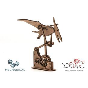 Pterodáctilo - Quebra Cabeças 3D Mecânico - Darama