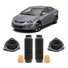 Par Kit Coxim Amortecedor Dianteiro Elantra 2013 2014 2015