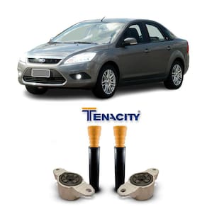2 Coxim Batente Coifa Traseiro Ford Focus Sedan 2008 A 2013