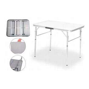 Mesa Dobrável - Vira Maleta - 69X60Cm - Importado - Branco