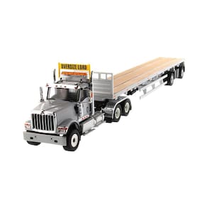 Miniatura 1/50 Caminhão Plataforma HX520 Flat Bed Detalhado
