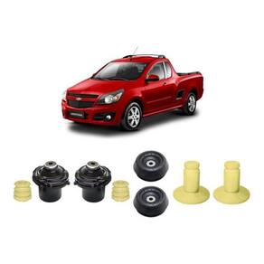 2 Kit Batente Coxim Dianteiro Traseiro Montana 2006 2007 08