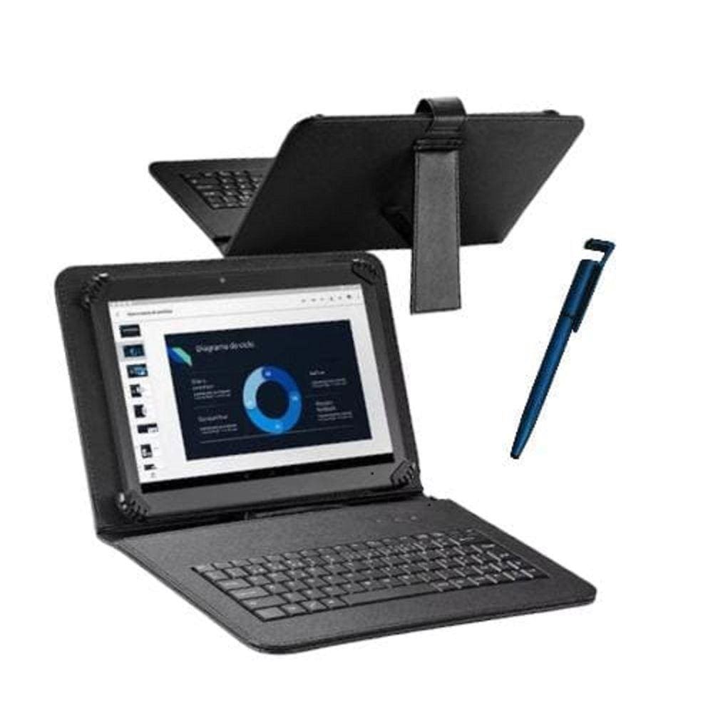 Melhor Capa Teclado Para Tablet A9+ 5g 64g + Caneta