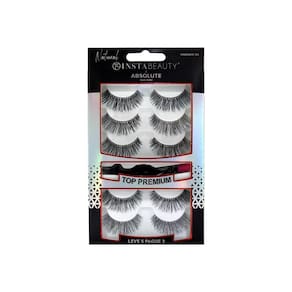 Abny Pack Tanjanite 503 Cílios Post Natural Preto 5 Pares