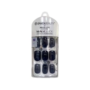 Abny Magiquick Unhas Postiças Média Autoc Cobalt Blue 24 Un