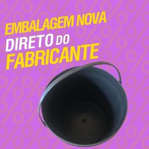 Balde 16L Para Tinta Predial Com Tampa - 15 Pçs