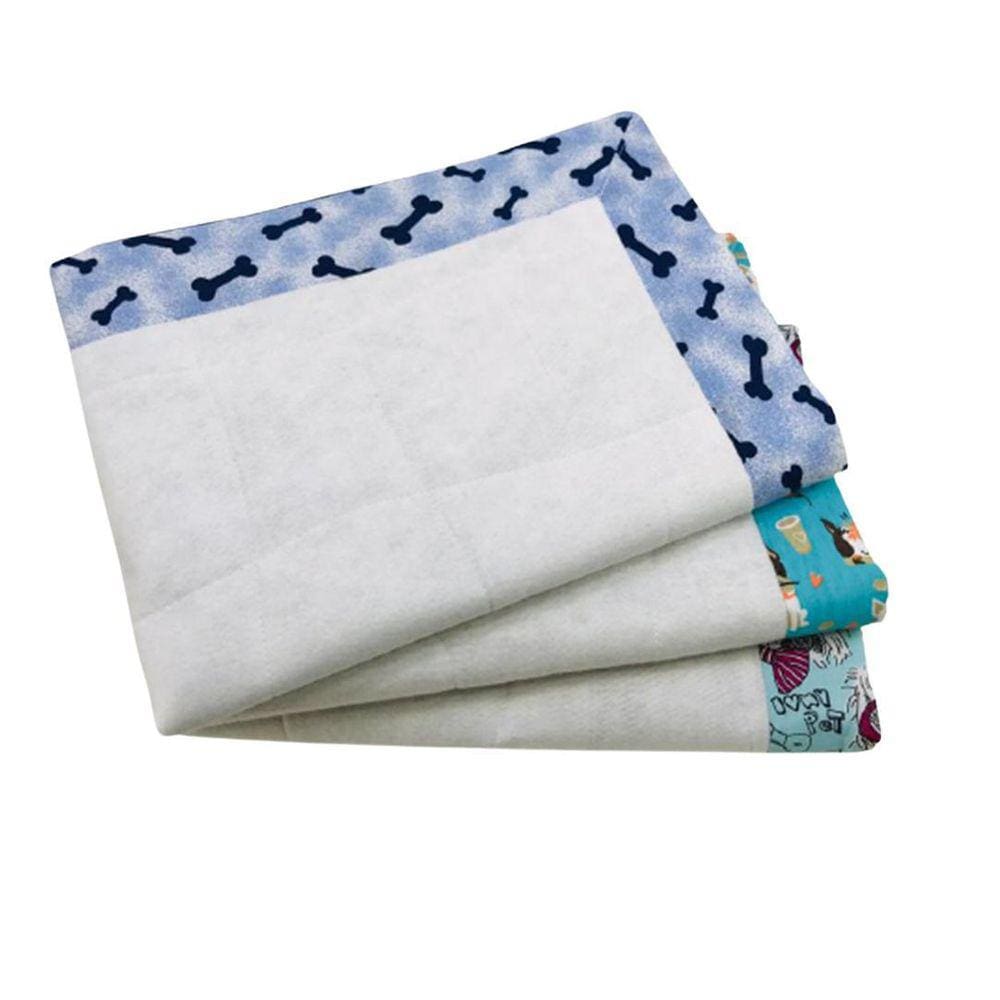 Kit Tapete Higiênico Lavável Cães - Médio 50X70Cm - 03 Un