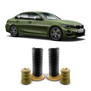 Par Batente Coifa Guarda Pó Dianteiro Bmw 330I 2019 A 2021