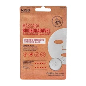 Máscara Facial Biodegradável Kiss New York Mask Sheet