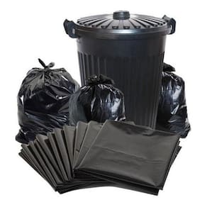 Saco Para Lixo 30 Litros Preto Com 100 Unidades