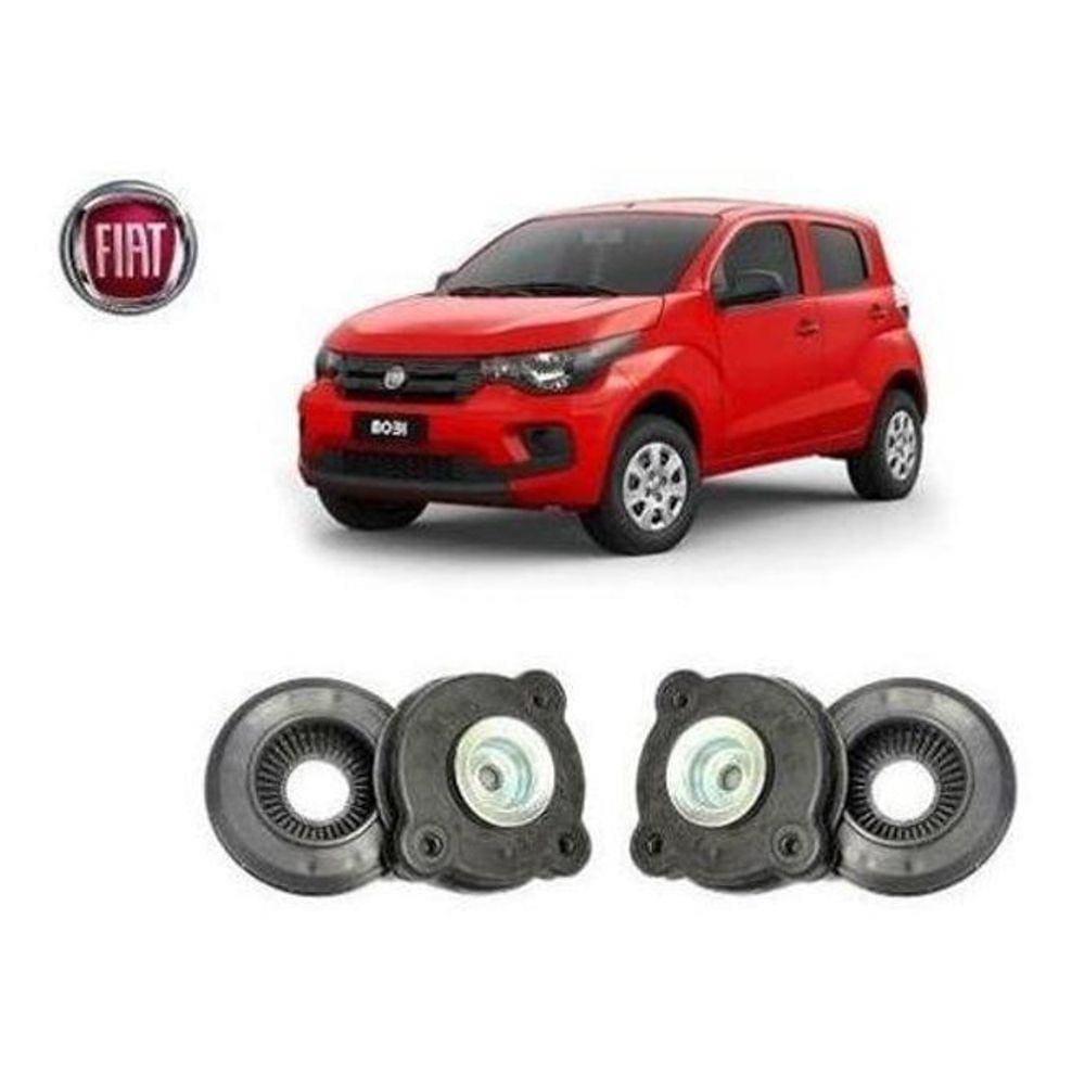 2 Coxim Rolamento Do Amortecedor Dianteiro Fiat Mobi 2017