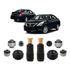 Kit 2 Coxim Batente Bucha Dianteira Versa 11 2 2013