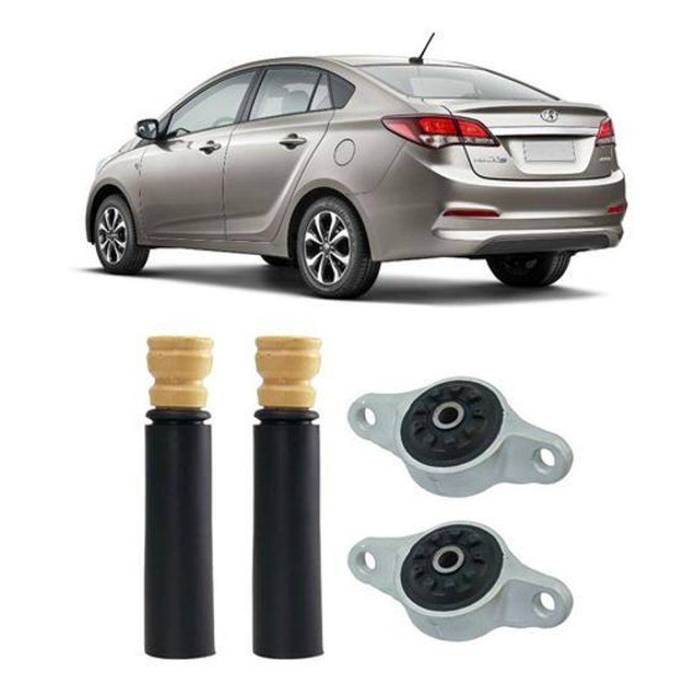 Kit Batente Suspensão Traseira Hb20 2012013 2014 2015 16