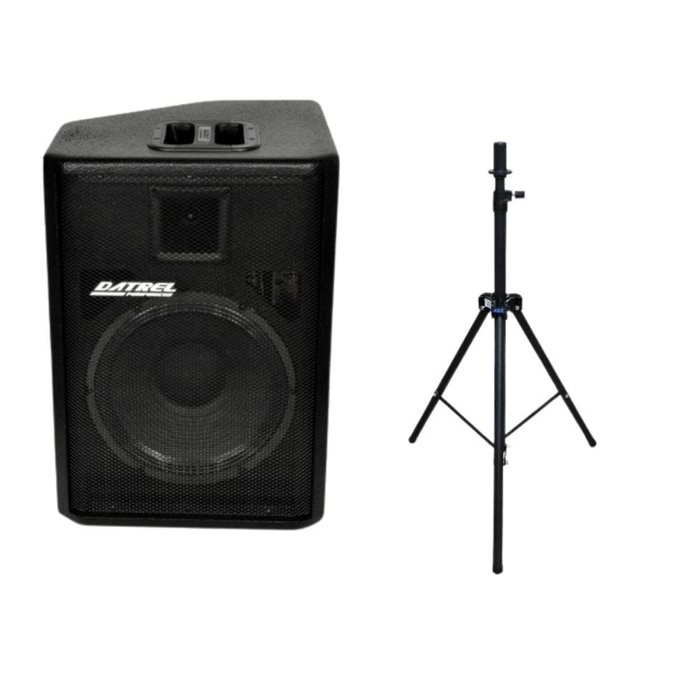 Caixa Ativa Datrel 12 250Wrms Usb Sd-Card Bluetooh + Tripé